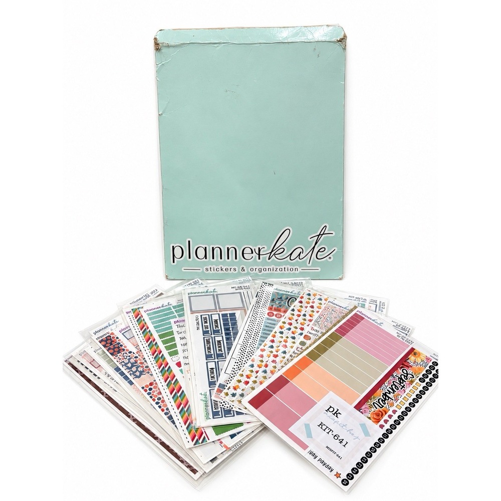 Planner Kate Misfit Grab Bags Lot of 10 Sticker Kits Autumn Planner Stickers